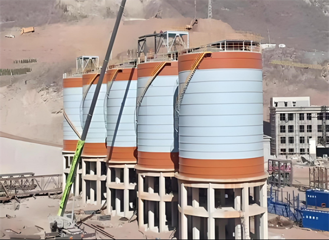 翠峦高架钢板仓